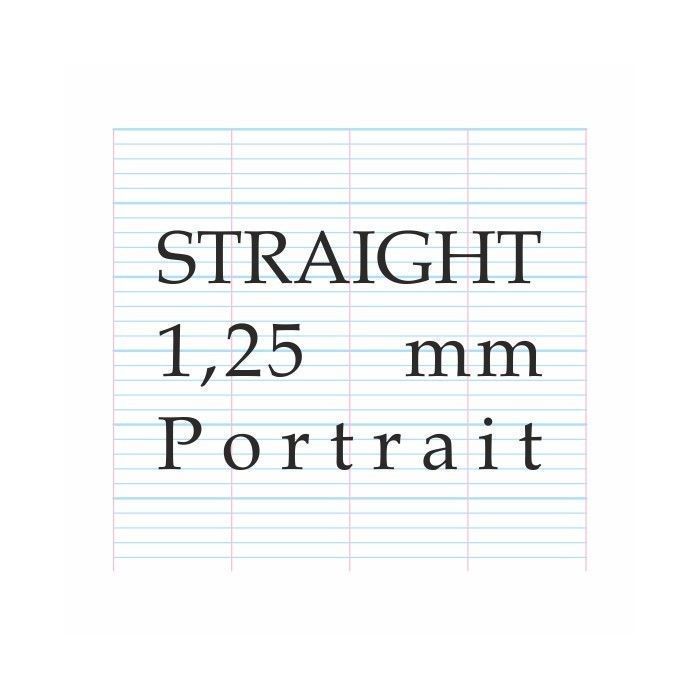 1,25 mm Recto – Bloc de Papel A4 (Vertical) 
