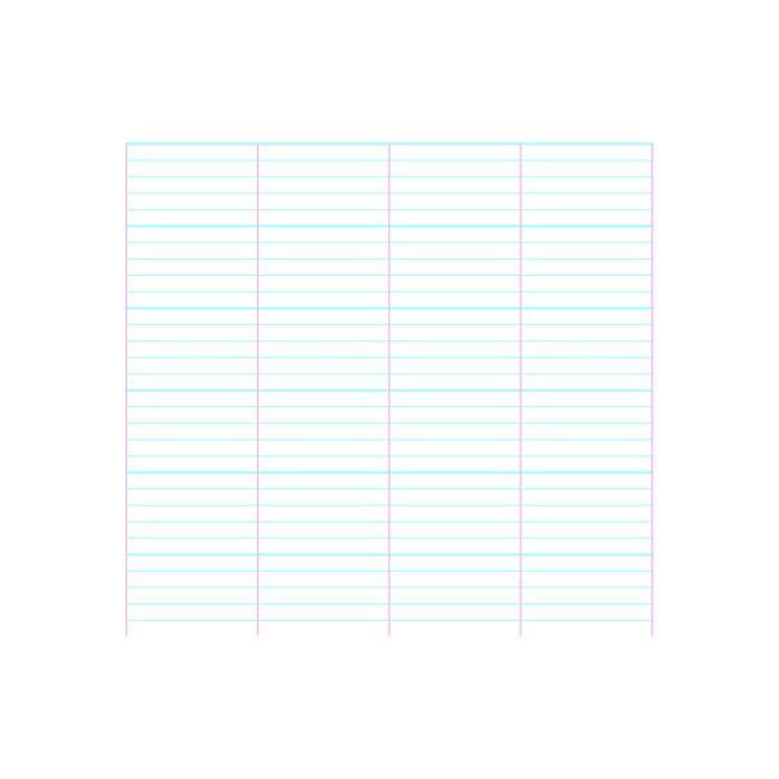 Archie's Calligraphy 1,25 mm Straight – A4 Paper Pad (Portrait)