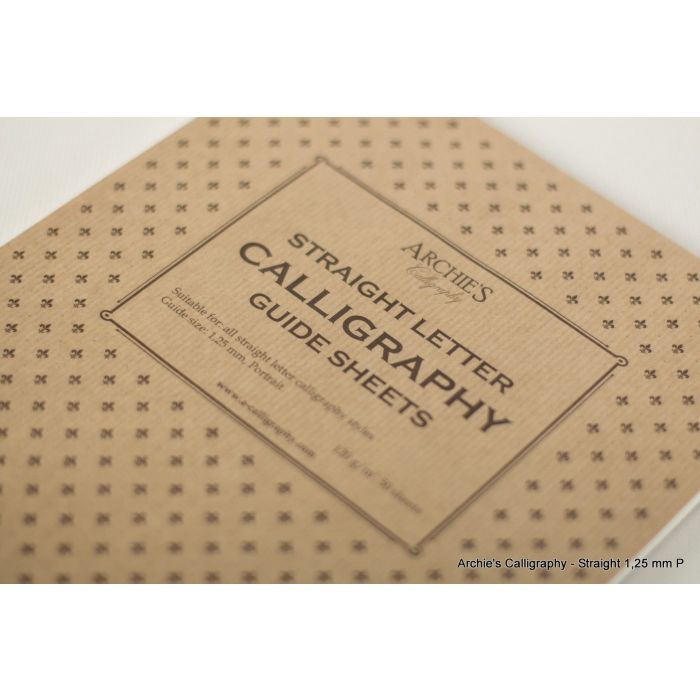 Archie Caligraphy Archie's Calligraphy 1,25 mm Straight – A4 Paper Pad (Portrait) – FPnibs
