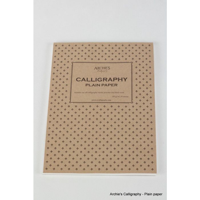 Archie Caligraphy Archie's Calligraphy Plain – A4 Paper Pad – FPnibs