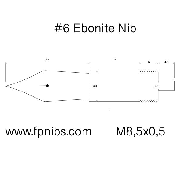 Jowo 6 BF 14K nib unit