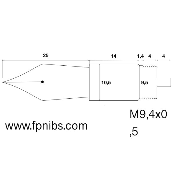 {product_title} {variant_title} – fountain pen nib | FPnibs
