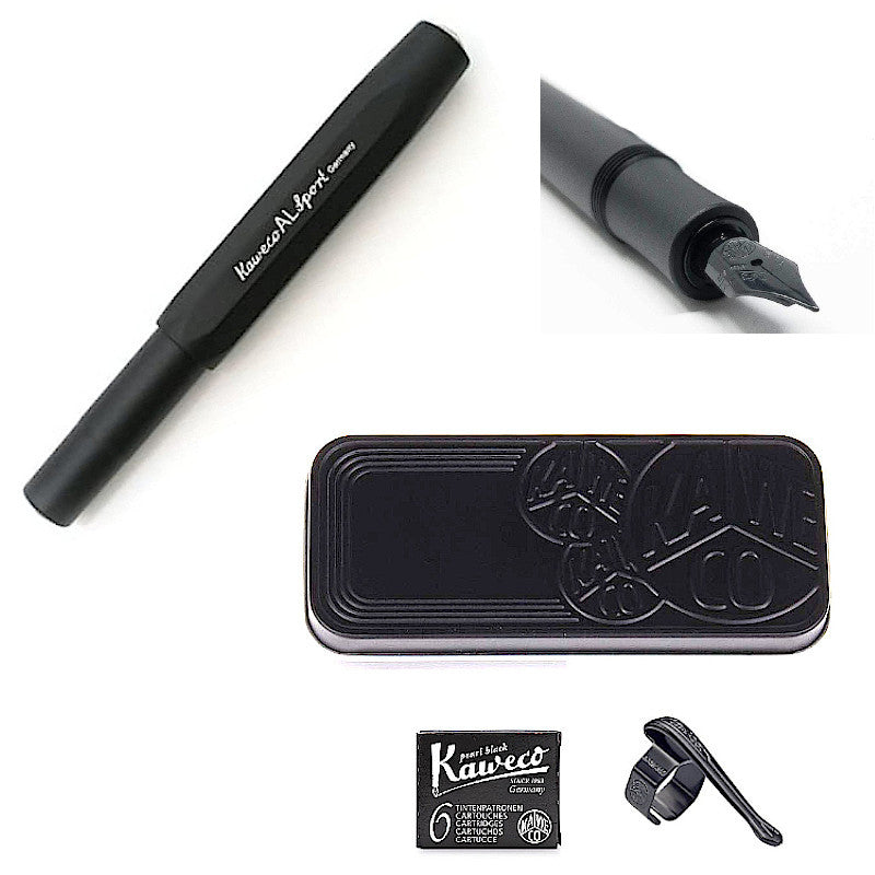 Kaweco AL Sport Ganz Schwarz