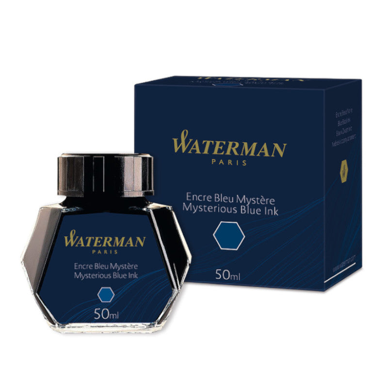 Waterman Tinte in Flaschen, 50 ml, Mysterious Blue