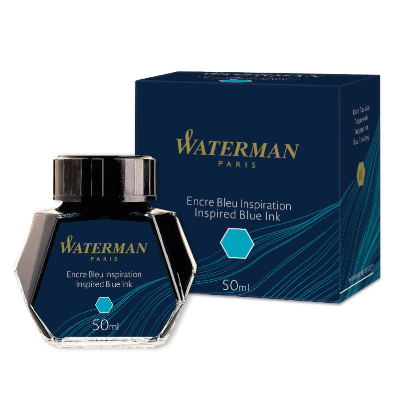 Waterman Ink Bottled 50ml, Inspired Blue
