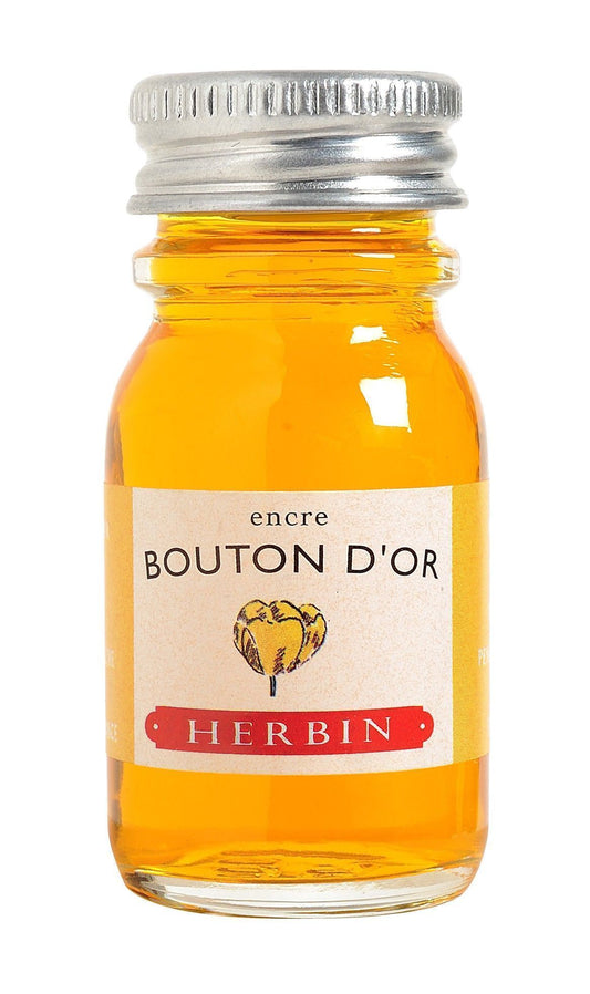 Herbin-Tinte in Flaschen, 10 ml, Bouton D'or