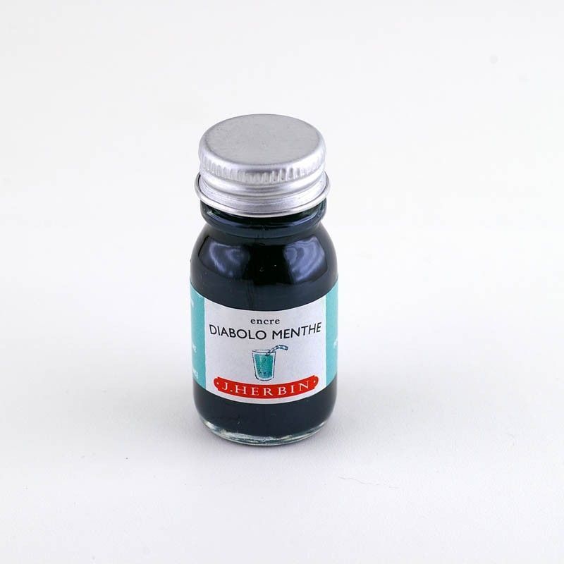 Herbin Tinte in Flaschen, 10 ml, Diabolo Menthe