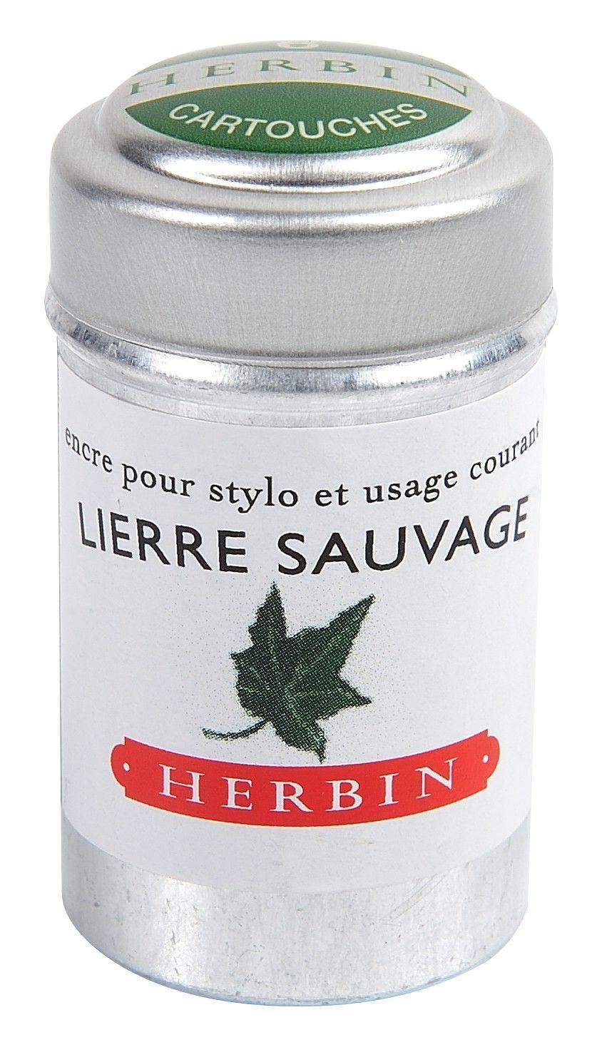 Herbin Tinte 6 Patronen Lierre Sauvage