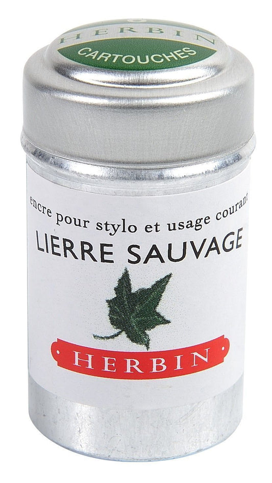 Herbin Ink 6 Cartridges Lierre Sauvage