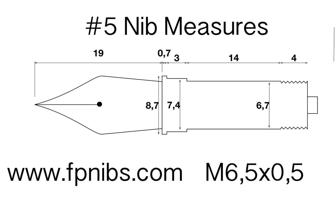JOWO 5 14K Nib Unit FPnibs