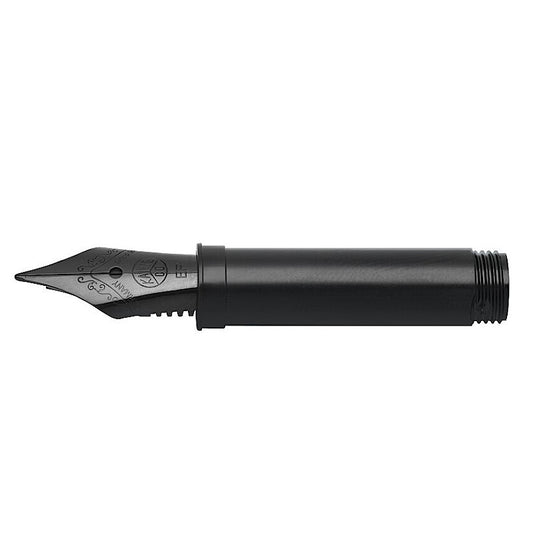 Unidad de plumín de acero negro Kaweco 060 