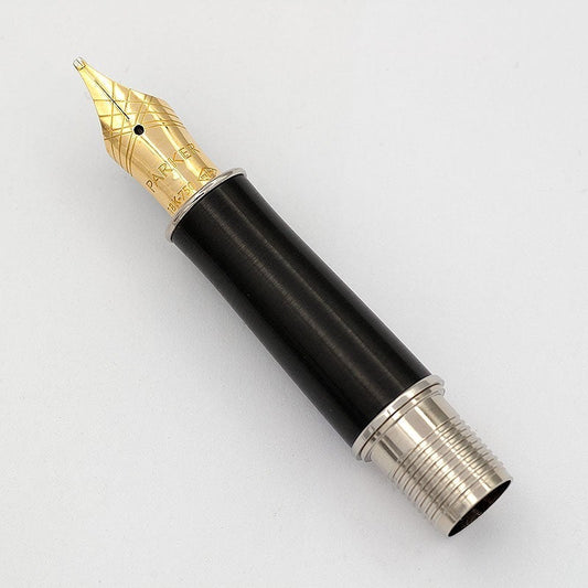 Parker Sonnet 15 Matt Black CT Sección frontal Plumín de oro de 18 quilates