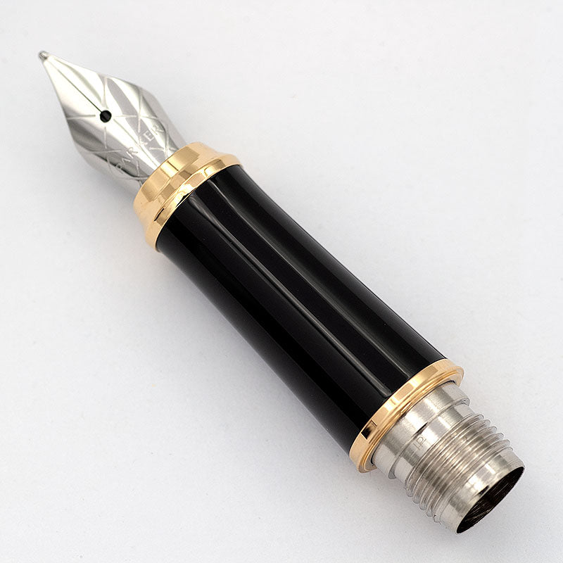 Parker Urban 16 GT Premium Schwarz-Gold-Vorderteil, F-Spitze