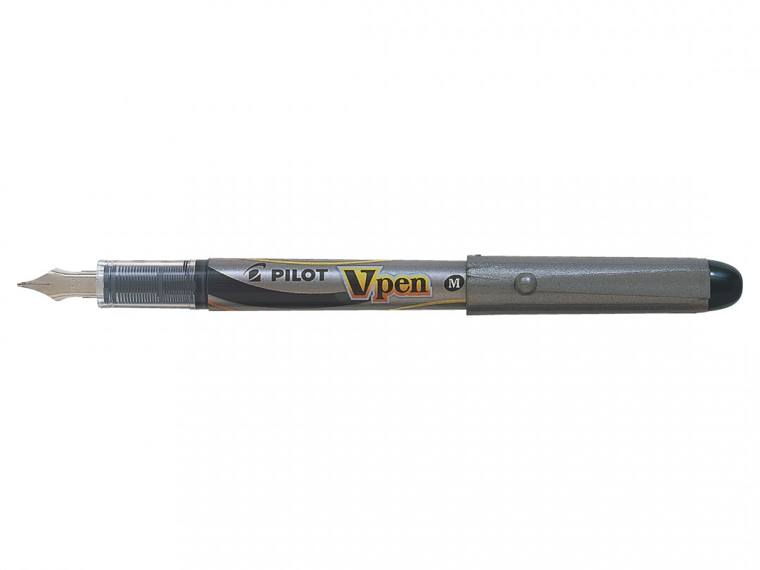 PILOT V-PEN Schwarz, M-Spitze