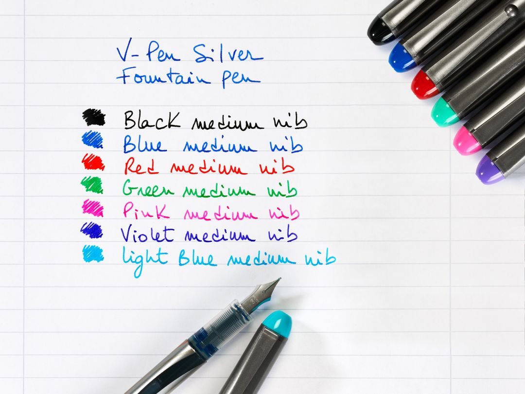 PILOT V-PEN Blue, M Tip