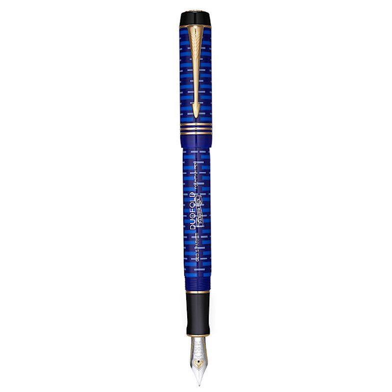 Parker Duofold Limited Edition 100th Anniversary Lapis Lazuli, F Tip