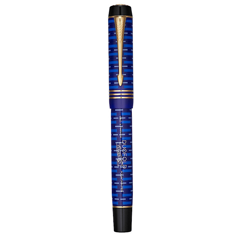 Parker Duofold Limited Edition 100th Anniversary Lapis Lazuli, F Tip