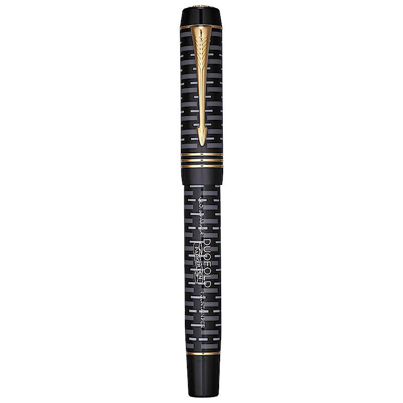 Parker Duofold Limited Edition 100th Anniversary Black, F Tip  LAST UNIT!