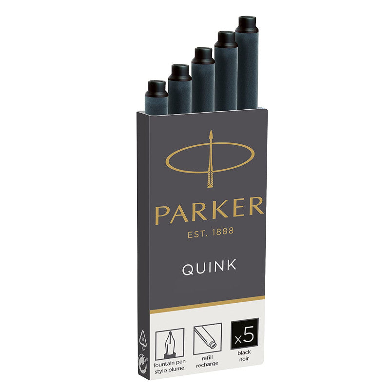 Parker Quink GROSSE Patrone, schwarze Tinte