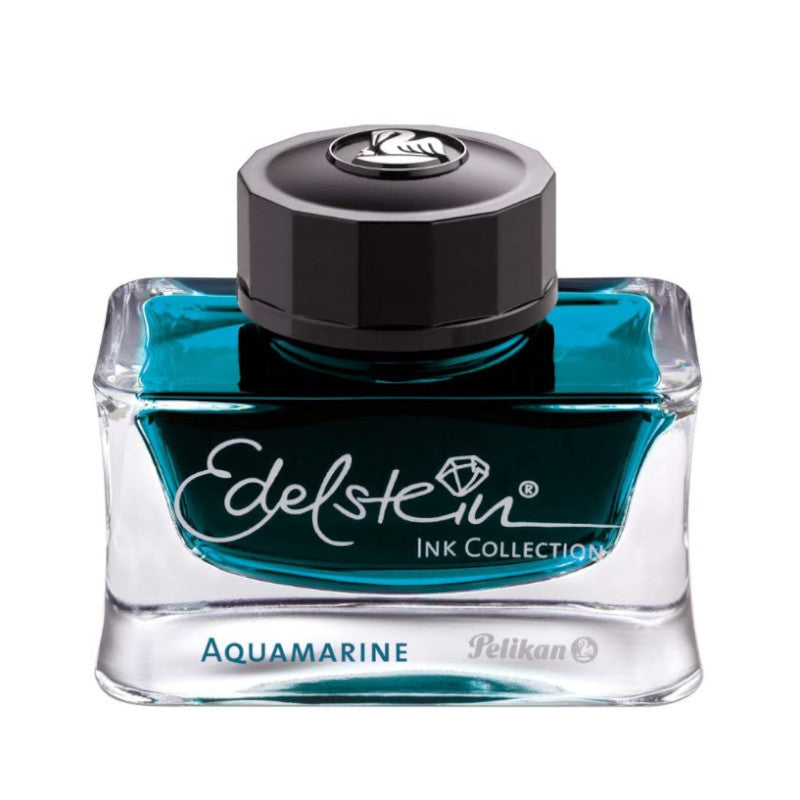Pelikan Edelstein Tintenflasche. Tinte des Jahres 2016 Aquamarin