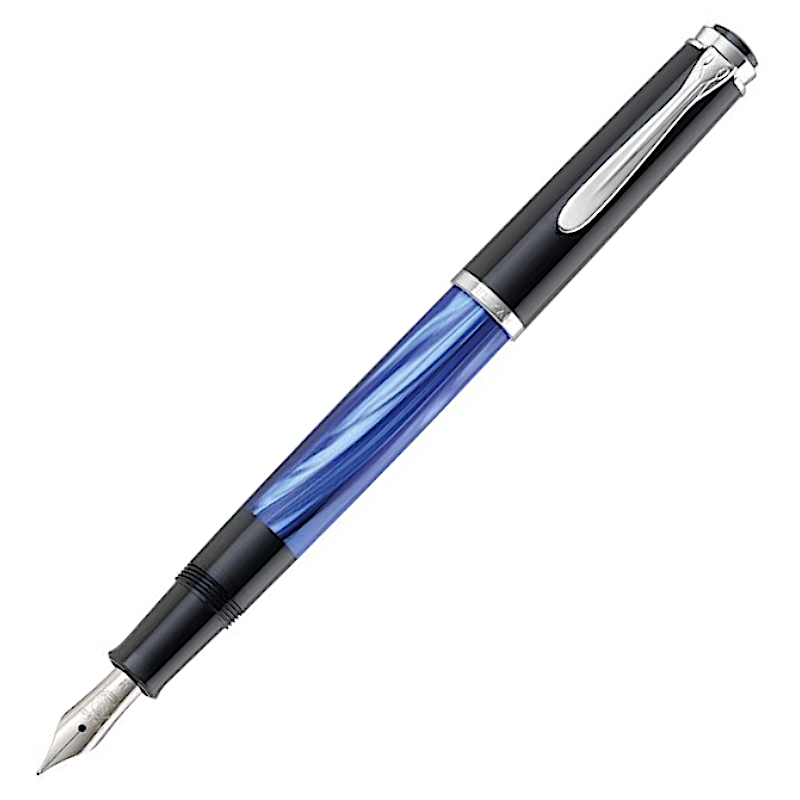 Pelikan Classic M205 Blue Marbled, Special Box Ink 62.5ml