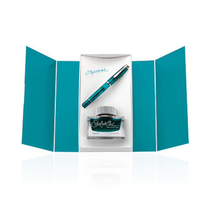 Pelikan Classic M205 Apatite & Ink 2022 Set. Special Edition