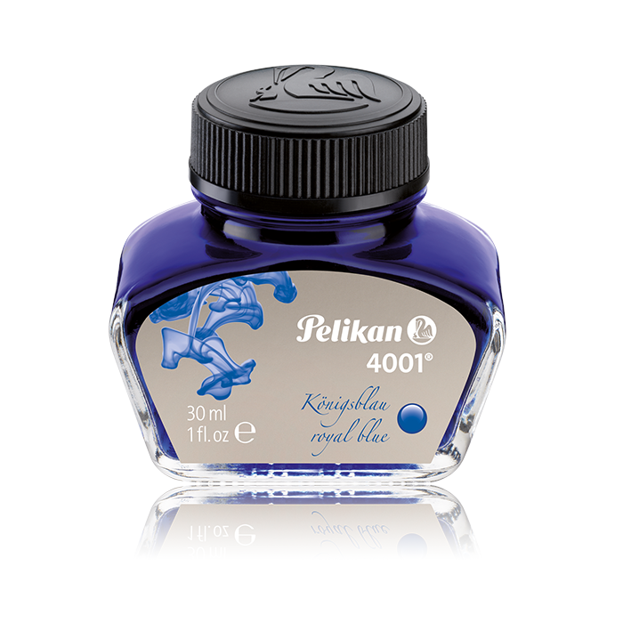 Pelikan Classic M205 Blau Marmoriert, Spezialbox-Tinte 30 ml