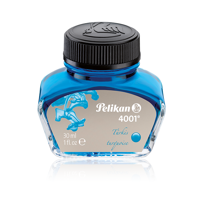 Tintero Pelikan 4001, turquesa