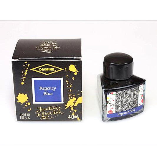 Diamine 150th Anniversary Ink 40ml, Regency Blue