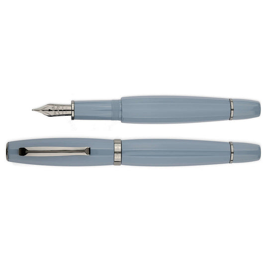 SCRIBO Feel Grey-Blue 18k Nib Ruthenium