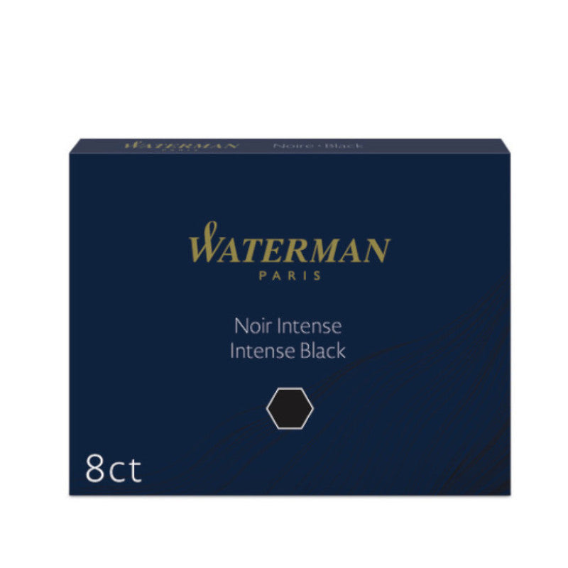 Waterman Long Ink Cartridge, Black