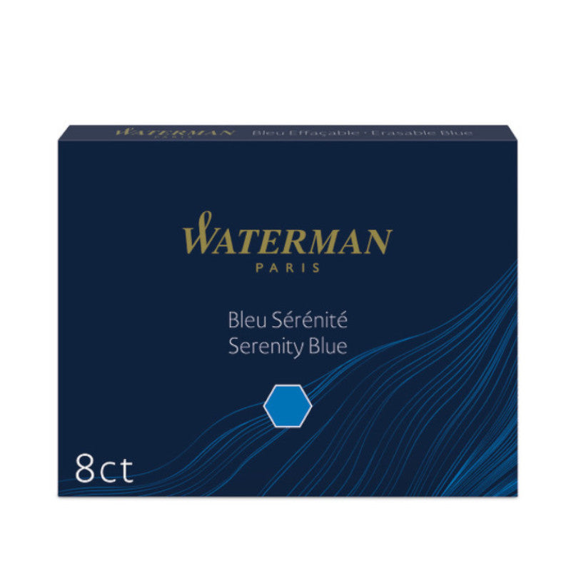 Waterman Long-Tintenpatrone, Florida-Serenity Blue