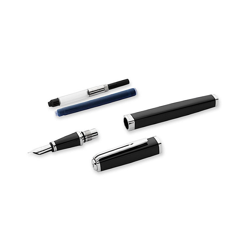 Waterman Exception Slim Black ST, punta F