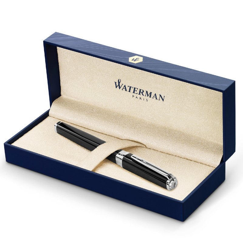 Waterman Exception Slim Black ST, F Tip