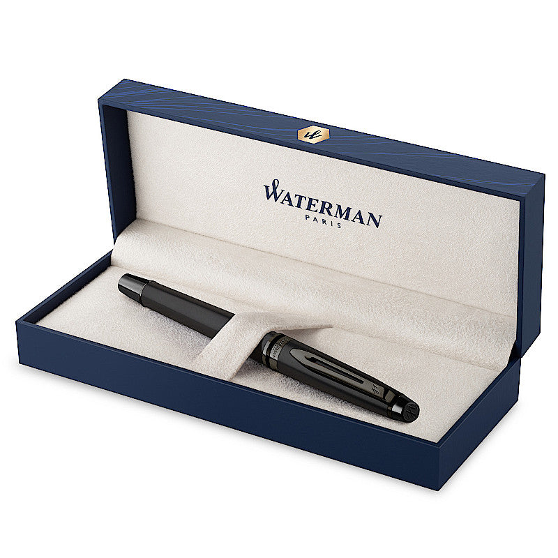 Waterman Expert Metallic Black RT, F Tip