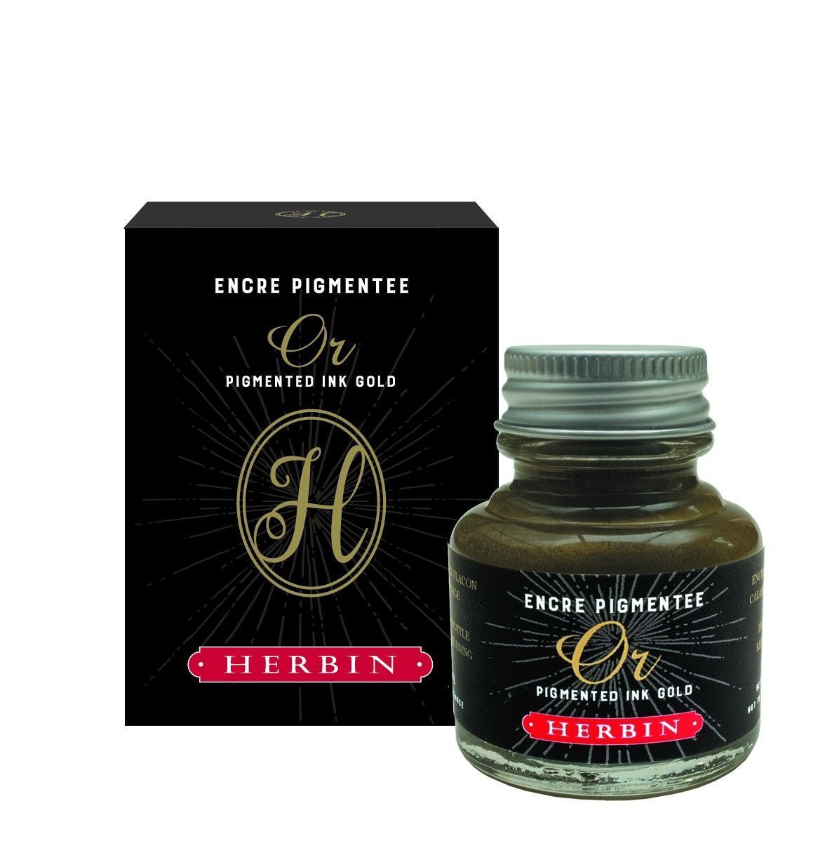 Herbin 30ml Pigmented Ink Gold