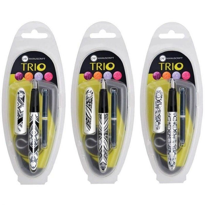 Manuscript TRIO Italic Fountain Pen, Design 2