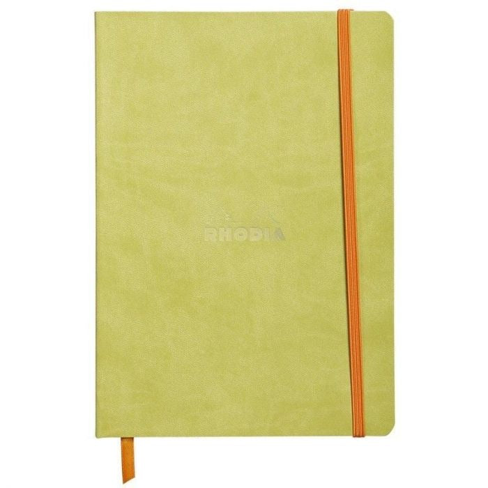 Rhodia A6 Notebook Anise Green, LINED