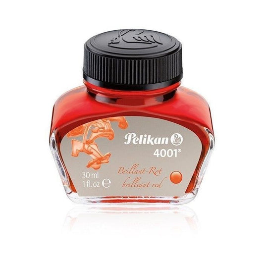 Tintero Pelikan 4001, rojo brillante