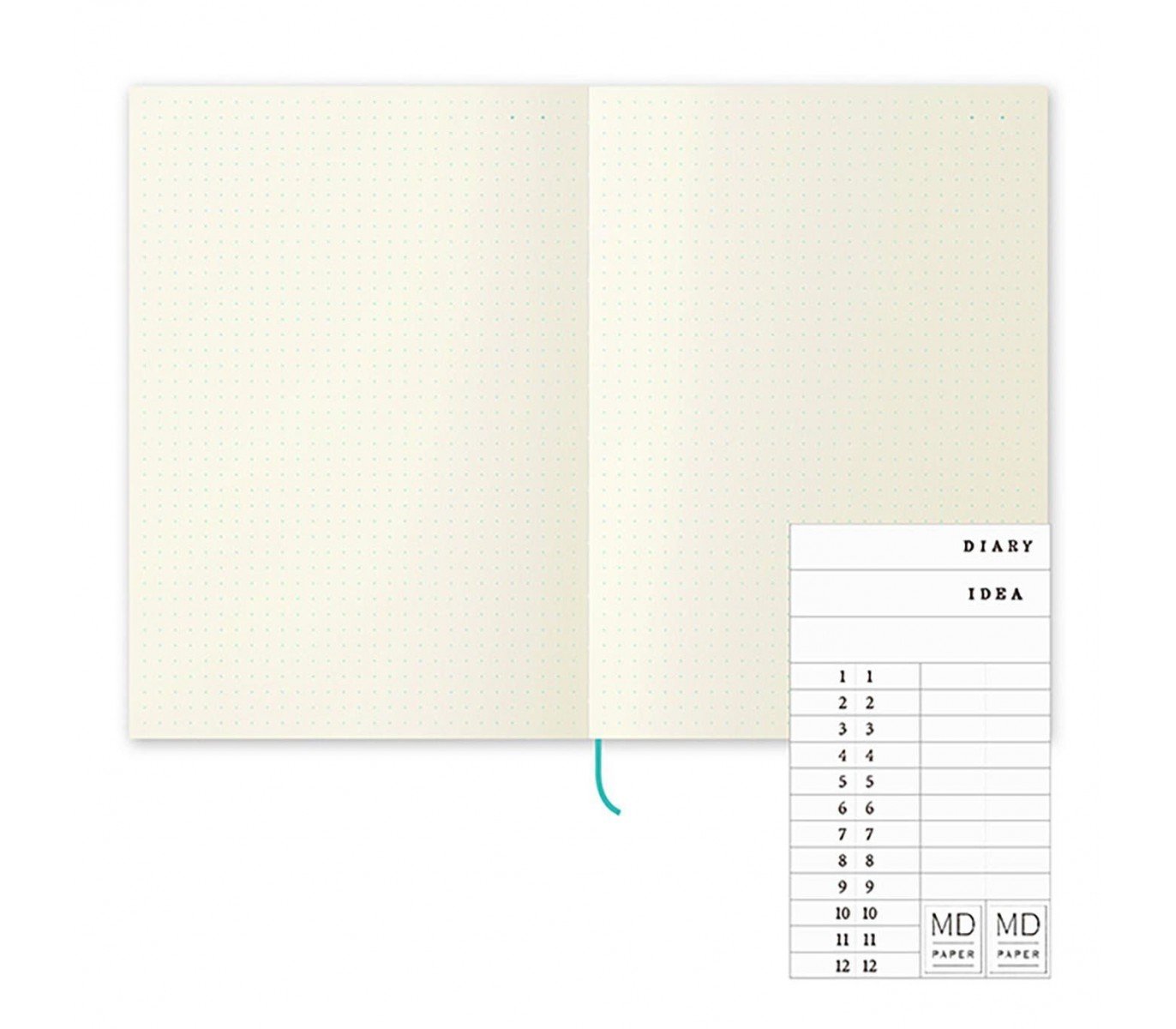 Midori A5 Notebook Journal, Dot Grid